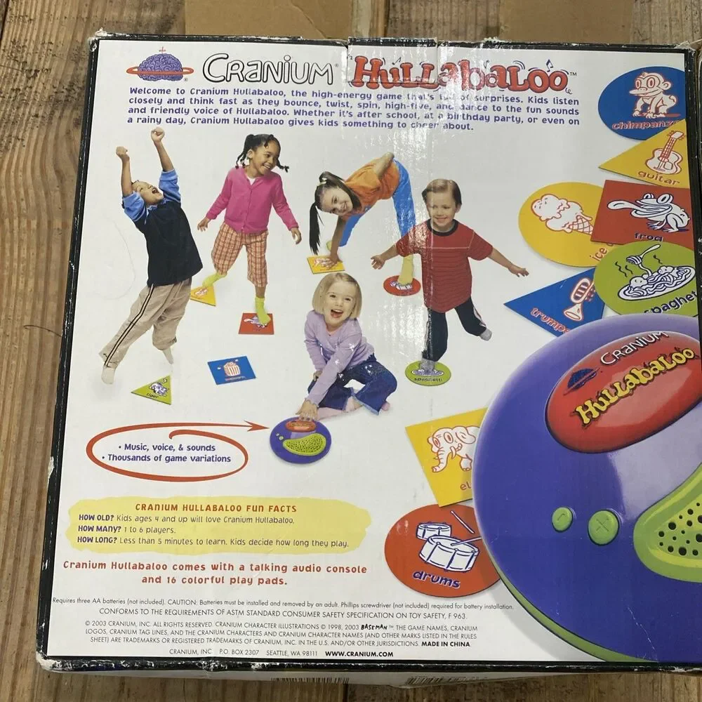 Cranium Hullabaloo Preschool Game 2003 - Working Complete